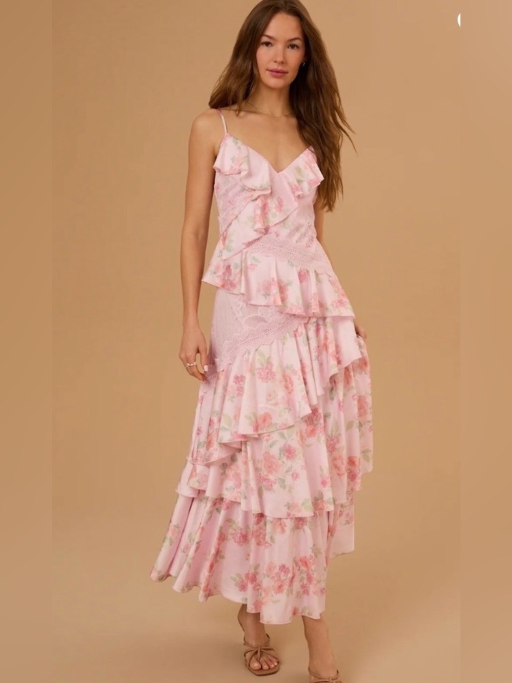 NWT Altar’d State Avani Floral Maxi Dress Size XS